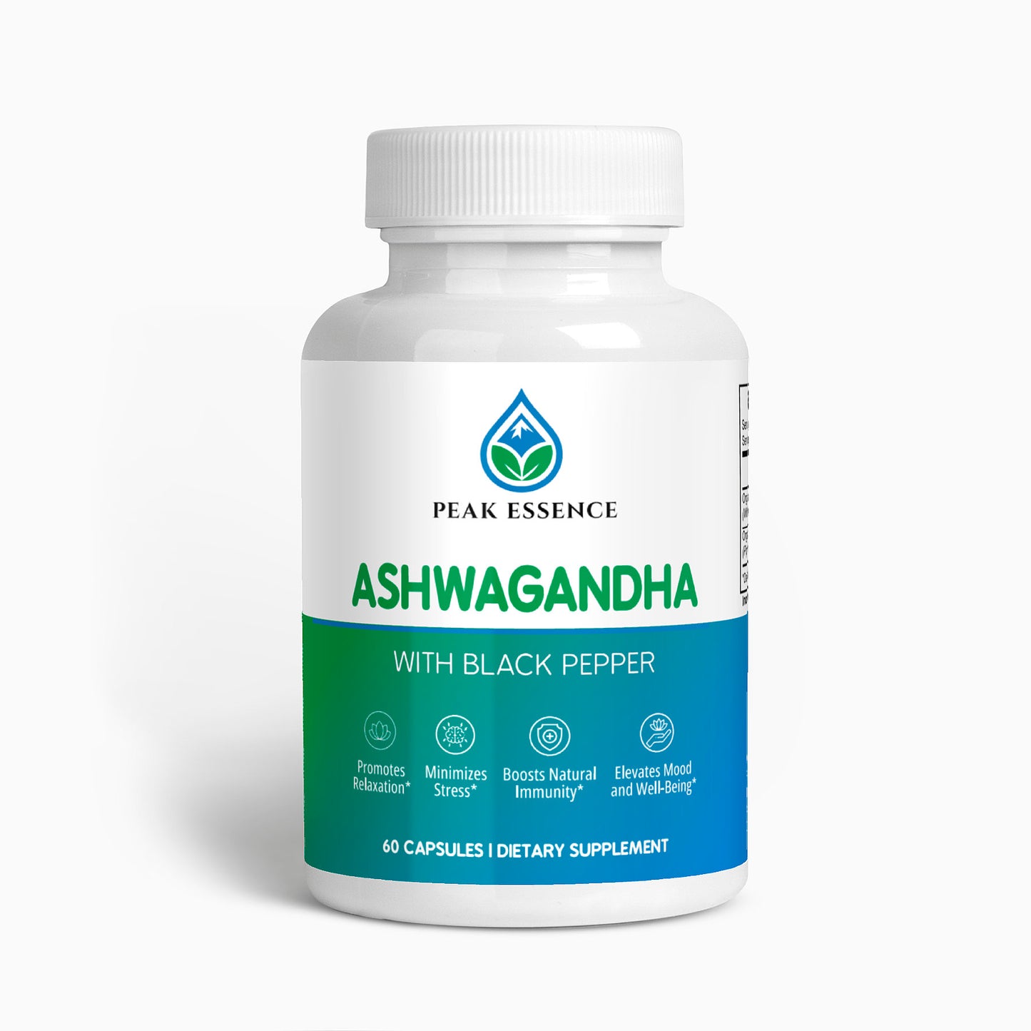 Organic Ashwagandha - Stress Relief Support, Vegan & Gluten Free