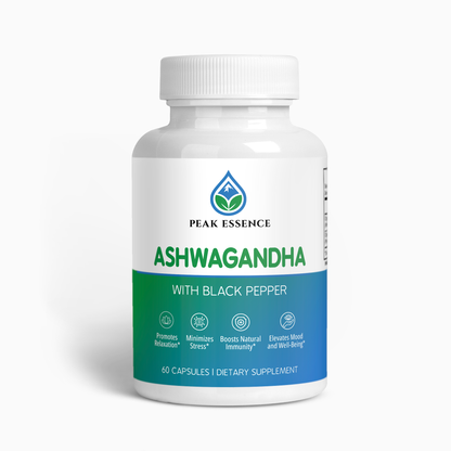 Organic Ashwagandha - Stress Relief Support, Vegan & Gluten Free